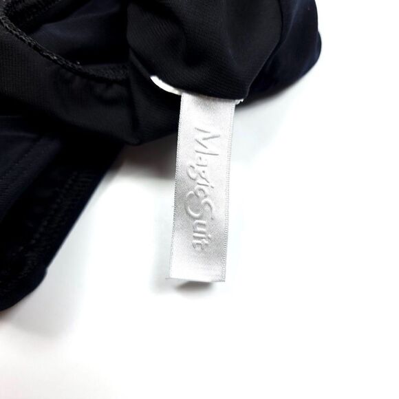 MAGIC SUIT Shirred Jersey Swim Bottom Shapewear Bikini in Black Womens Medium - Picture 6 of 6